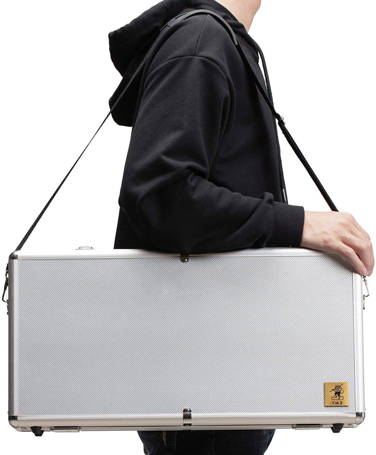 Aluminum Case with Shoulder Strap for Mahjong Set J363