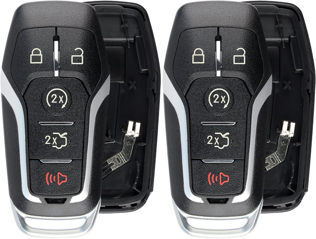 Keyless Entry Remote Smart Key Fob Shell Case Pack of 2 I216283