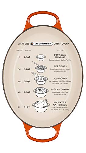 Enameled Cast Iron Oval Dutch Oven, 9.5 qt. H640