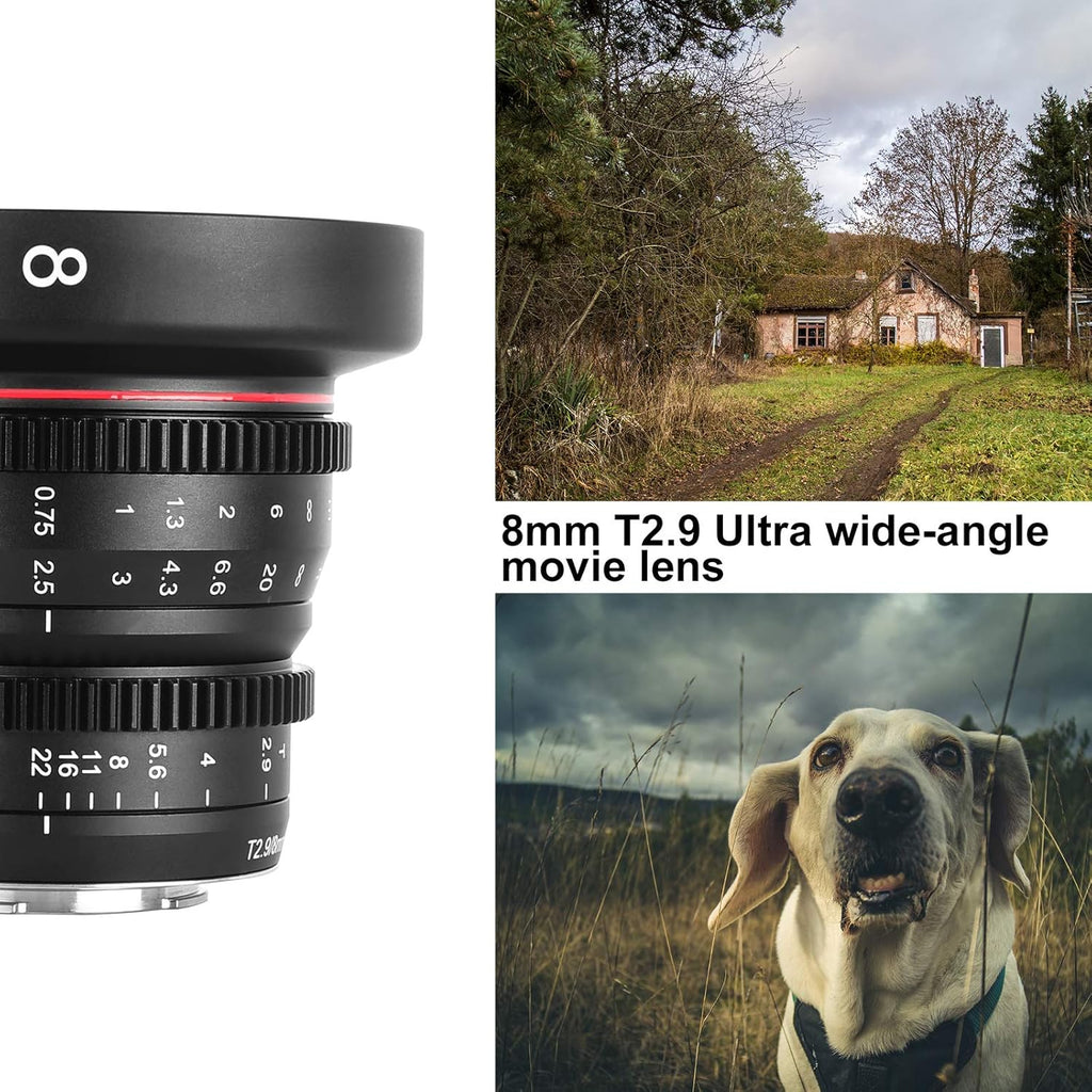 8mm T2.9 Wide-Angle Cinema Lens R80619