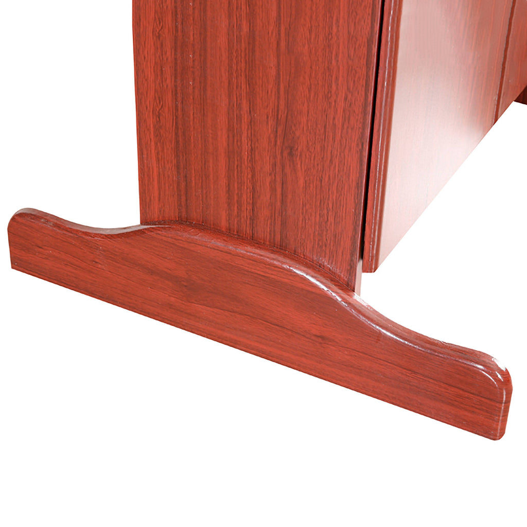 Cherry Finish Free Standing Dartboard Cabinet Set K20775