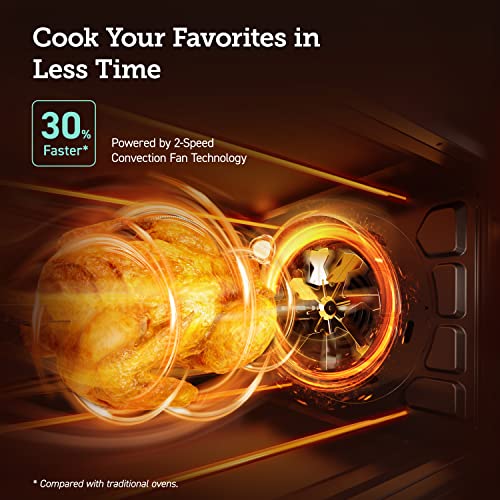 11-in-1 Air Fryer Oven, 13Qt with Rotisserie, 6 Accessories R943633