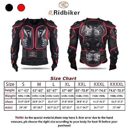 Motorcycle Jacket with Full Body Armor Chest Protection G3843