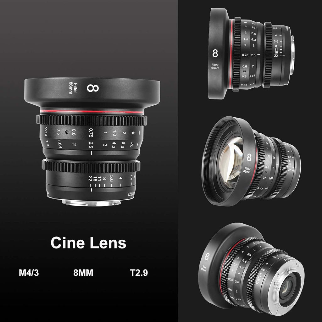 8mm T2.9 Wide-Angle Cinema Lens R80619