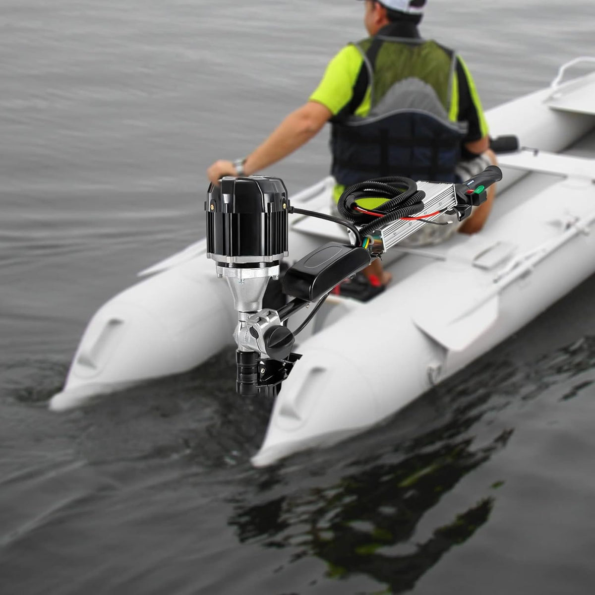 1000W 5HP Electric Outboard Motor Brushless Trolling Motor for Small Vessels B155048