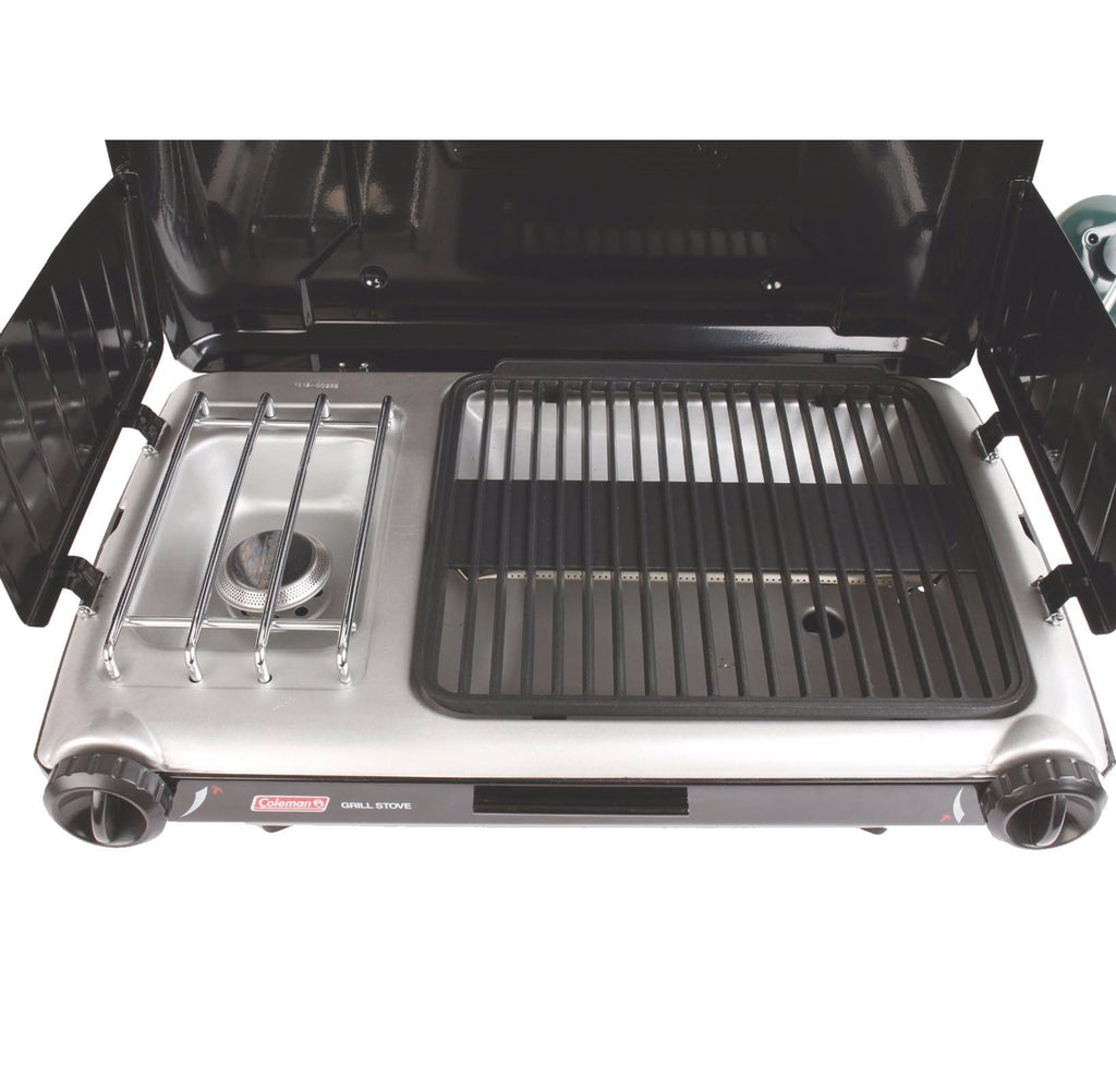 Portable Propane Camp Grill/Stove, Black N62504