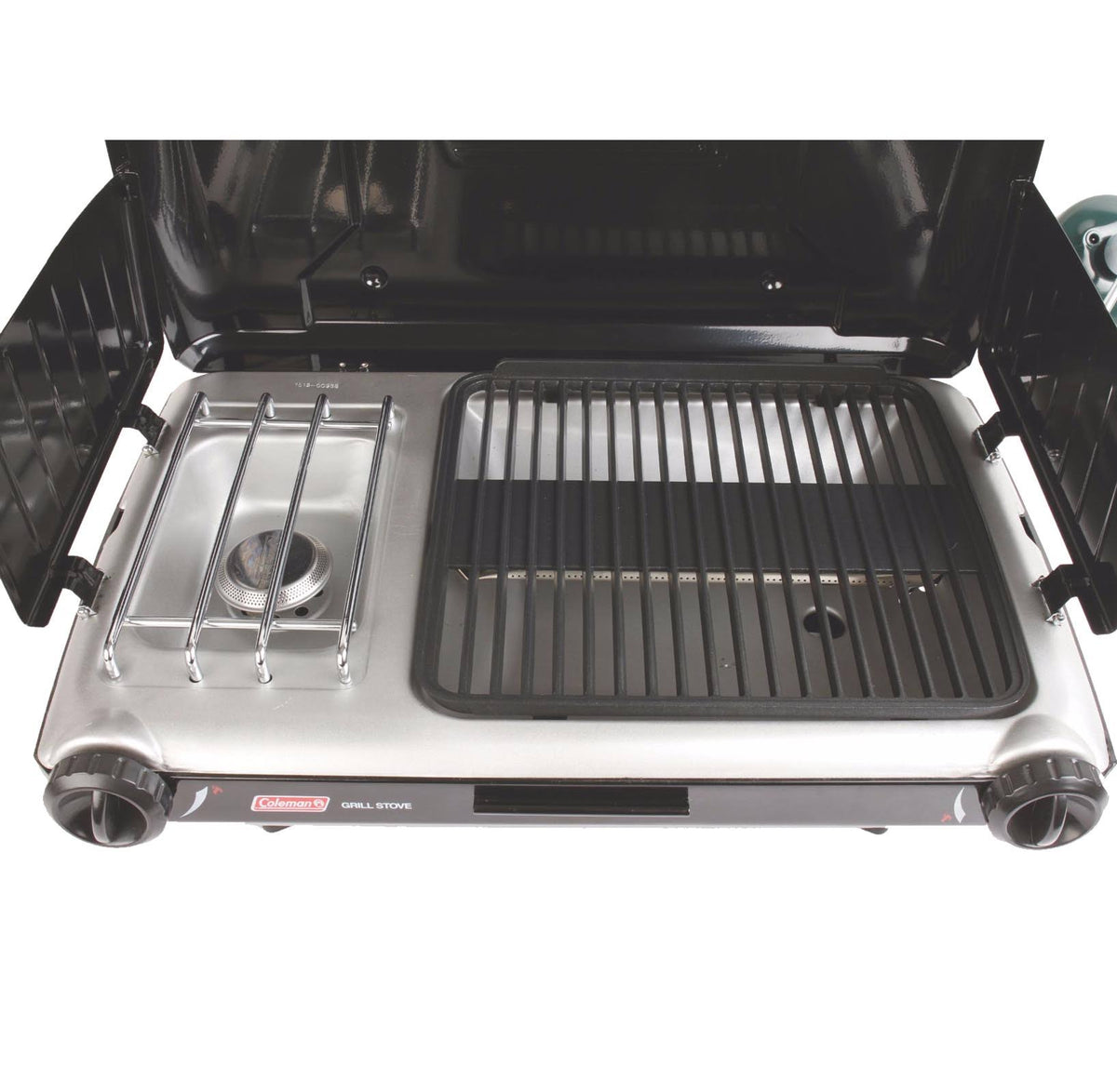 Portable Propane Camp Grill/Stove, Black N62504