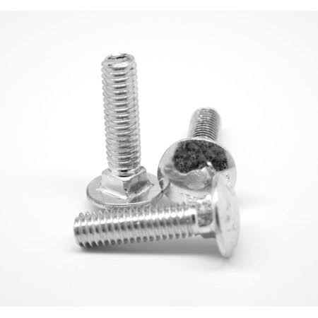 7/16 inch-14 x 6 inch Grade 5 Carriage Bolt Medium Carbon Steel Zinc Plated Pk 25 L4283