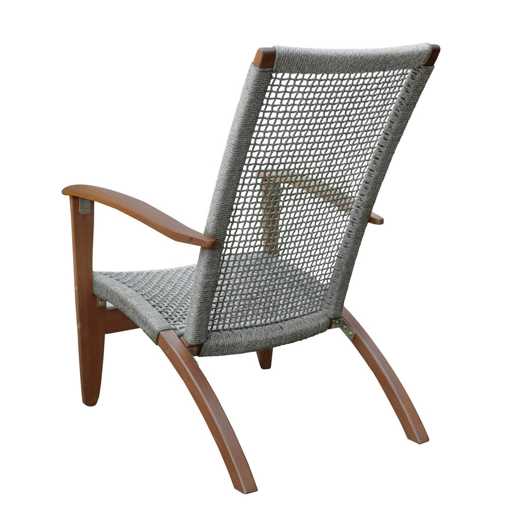 Eucalyptus Solid Wood Chair with Arms W506