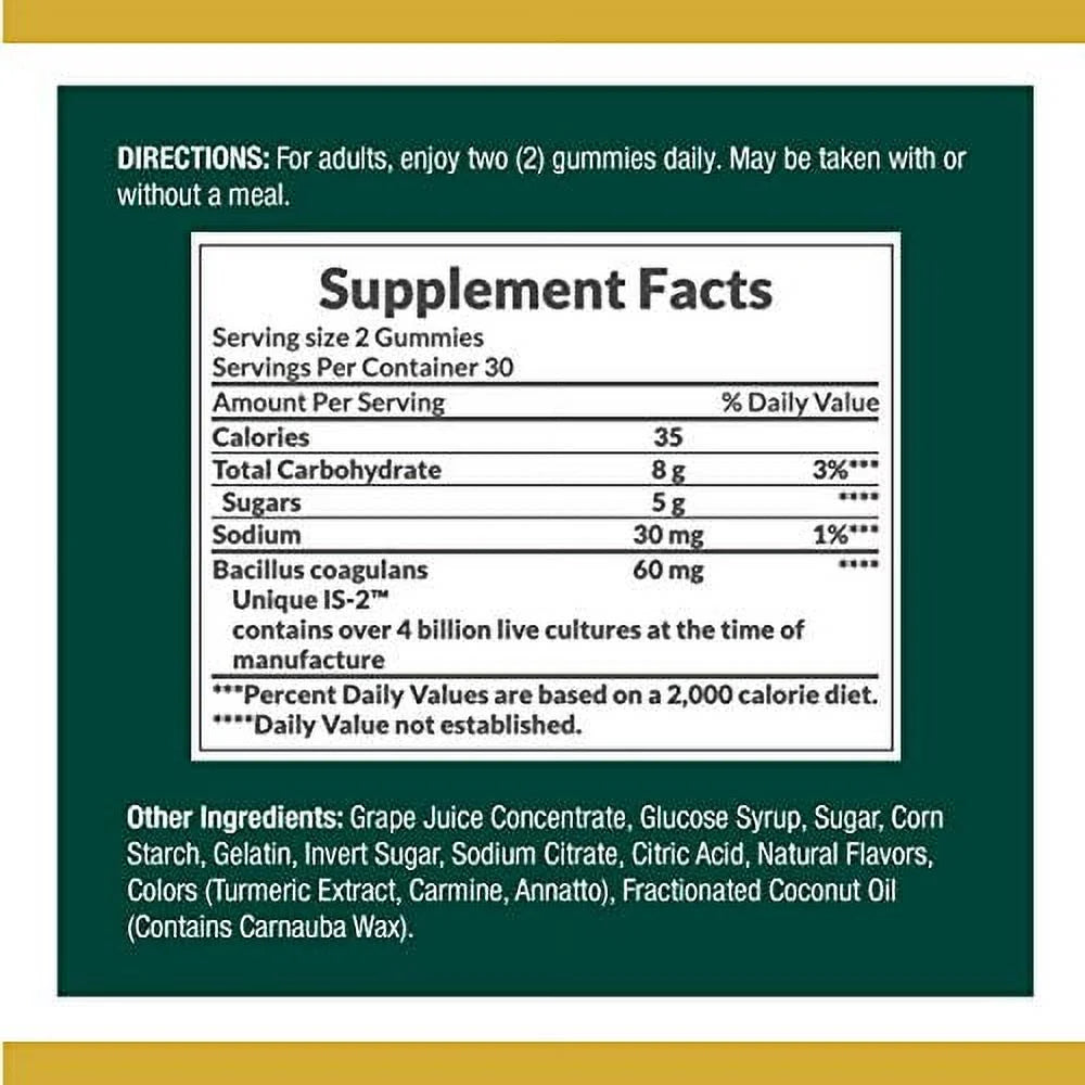 Probiotic Gummies, 60 Gummies P59769