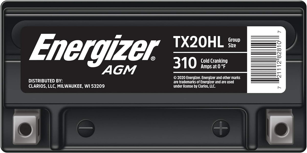 12V AGM Motorcycle Battery, 310 Cold Cranking Amps, 18 Ahr Q147888