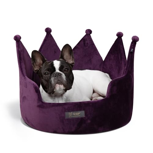 Royal Gray 18" Washable Micro-Plush Round Pet Bed B352