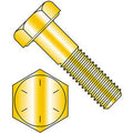 3/4-10 x 2-3/4x22 Hex Head Cap Screw Steel Zinc Yellow Grade 8 25 Pk G9663