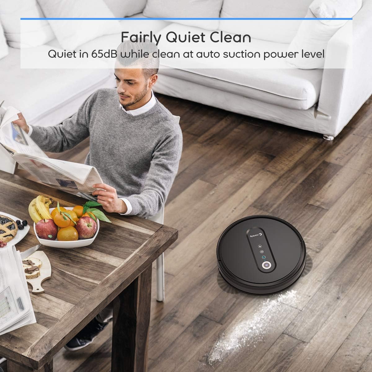Smart Navigating Robotic Vacuum with 2000Pa Suction U894510