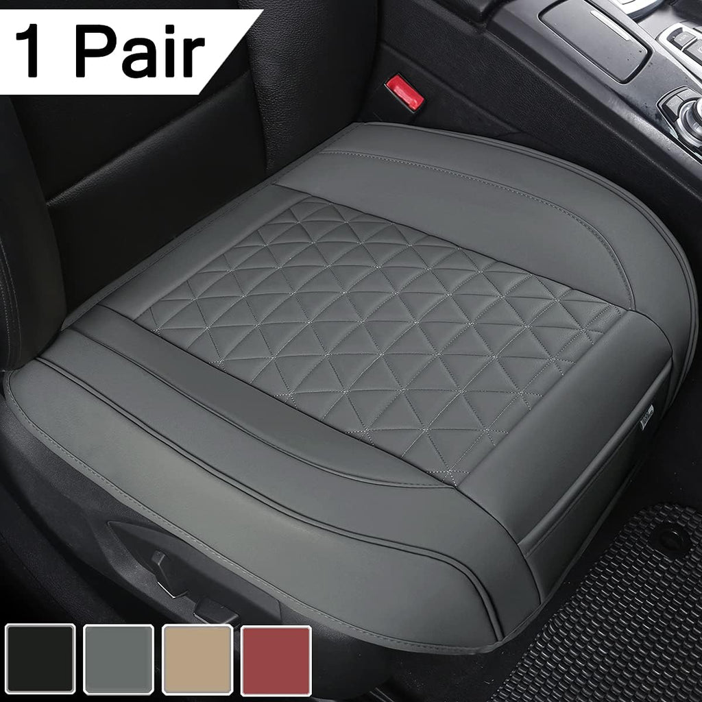 PU Car Seat Covers, Front Seat Protectors, Diamond Pattern Embroidery O910