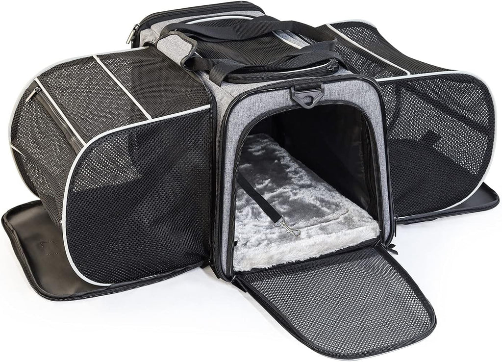 Airline Approved Soft Sided Expandable Collapsible Pet Carrier G74547