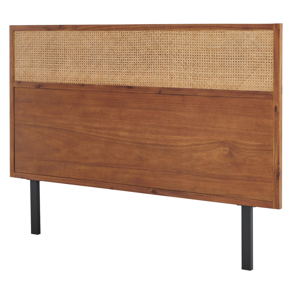 Rattan Queen Headboard Brown X702244