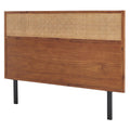 Rattan Queen Headboard Brown X702244