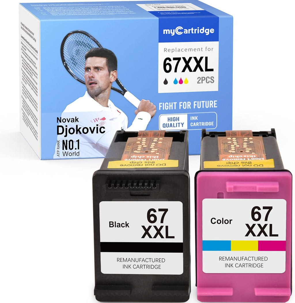 Remanufactured Ink Cartridge Pack of 2 (1 Black, 1 Tri-Color) Q840