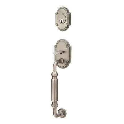 Antique Nickel Finish Tubular Handleset P9035