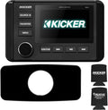 Waterproof Marine Radio with Black Dash Kit W476