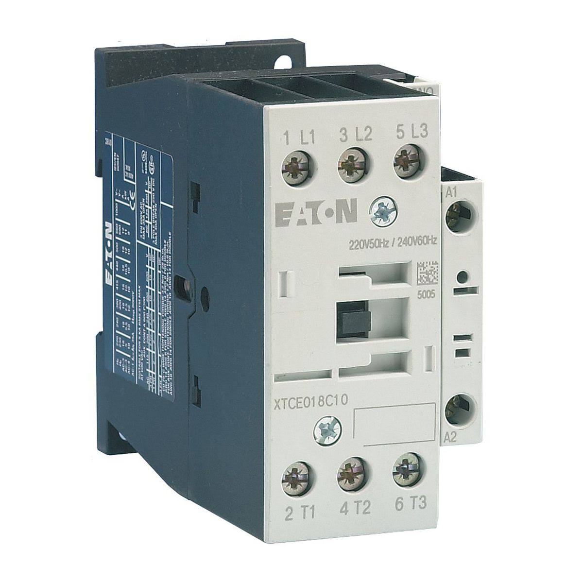 Magnetic Contactor, 3 Poles, 18 A Full Load Amps-Inductive H85392
