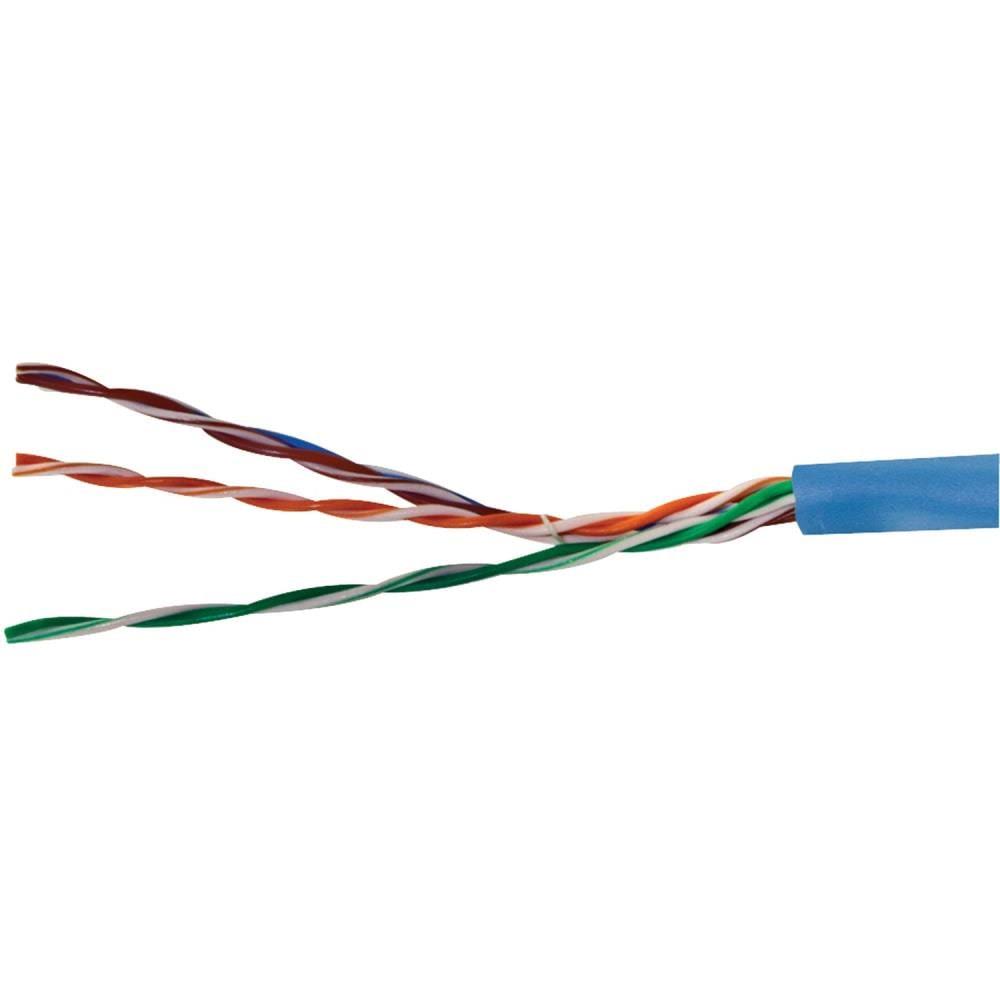 Cat 5e U/UTP Solid Riser CMR Cable, 1000 ft Pull Box I820