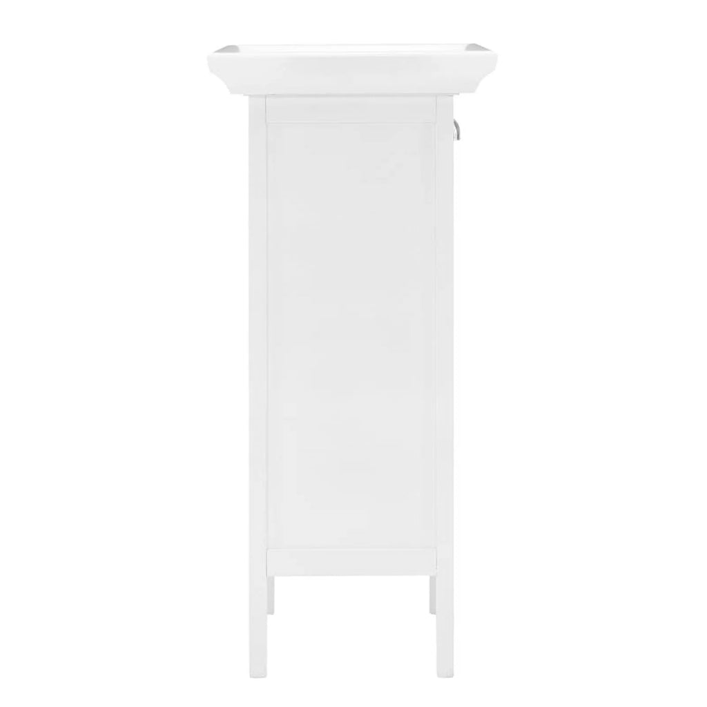 White Wood Wine Cabinet L89748