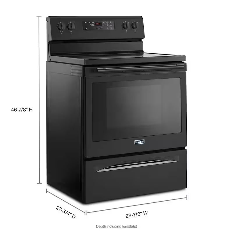 Electric Range with Cooktop in Black B5277