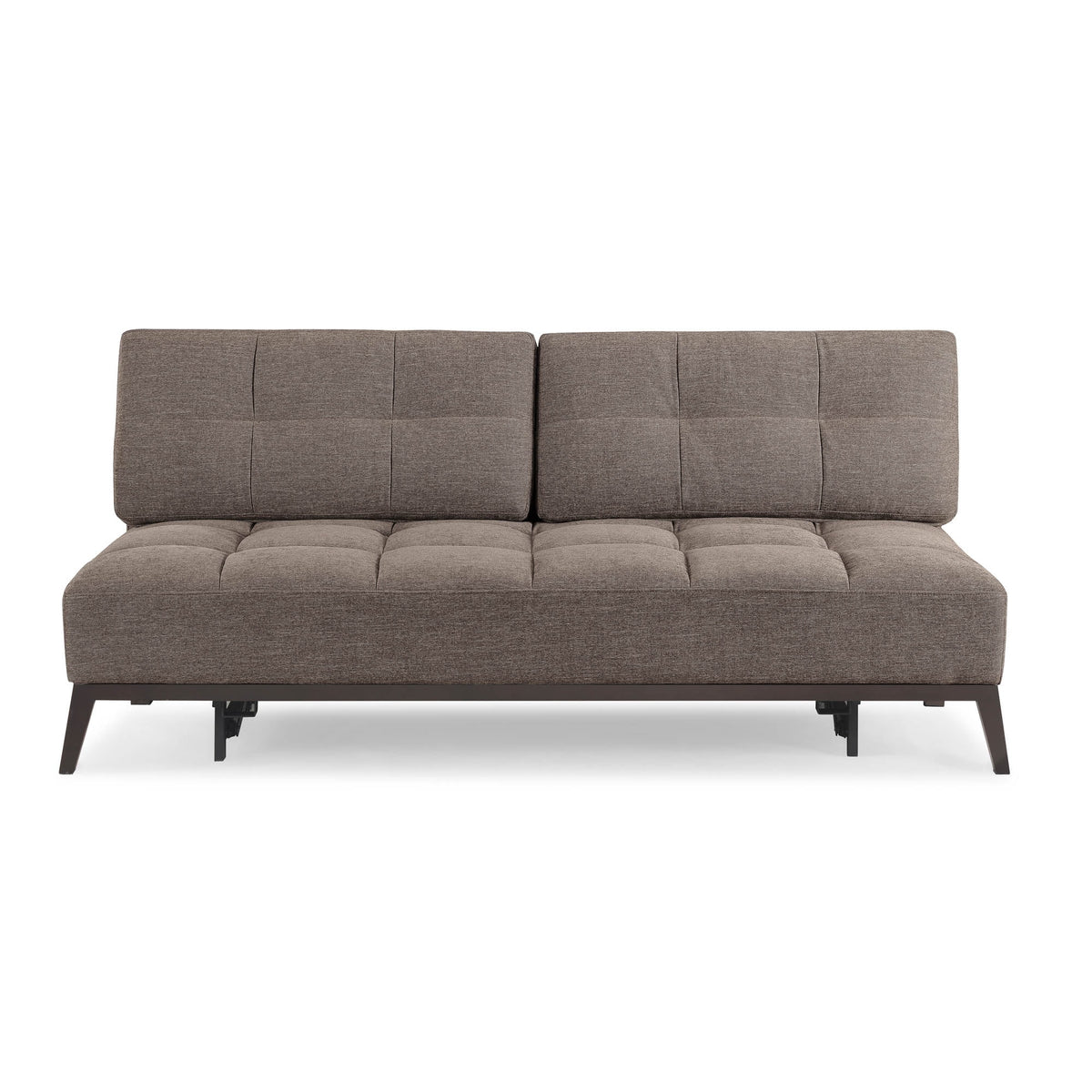Brown Fabric Tufted Futon Q91866