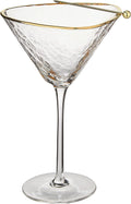 Handmade Hammered Martini Glasses Set Of 2 Y60464