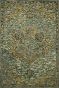 Dark Green Tobacco 9'3 x 13' Rug T77055