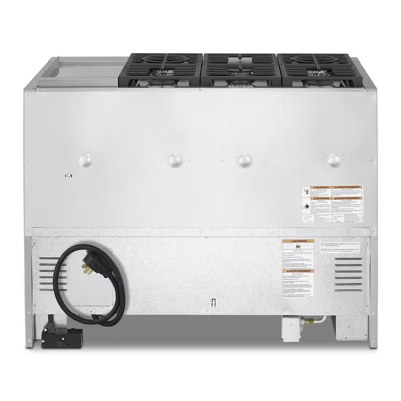 48 in. Double Oven Dual Fuel Range with Self-Cleaning and True Convection in Misty Blue J403096