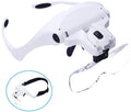 Head Mount Magnifier with LED Light and 5 Replaceable Lenses A343