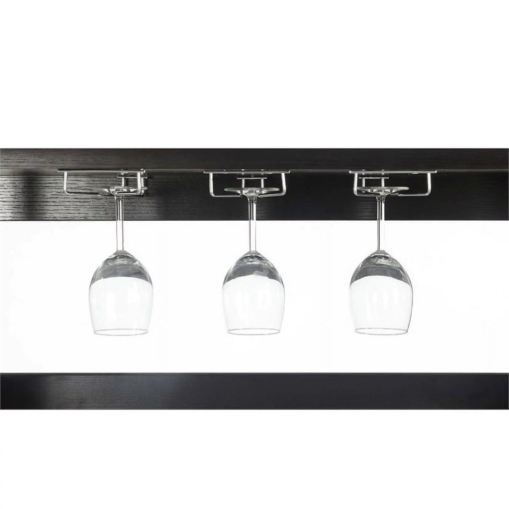 Espresso Wood Finish Serving Bar U702296