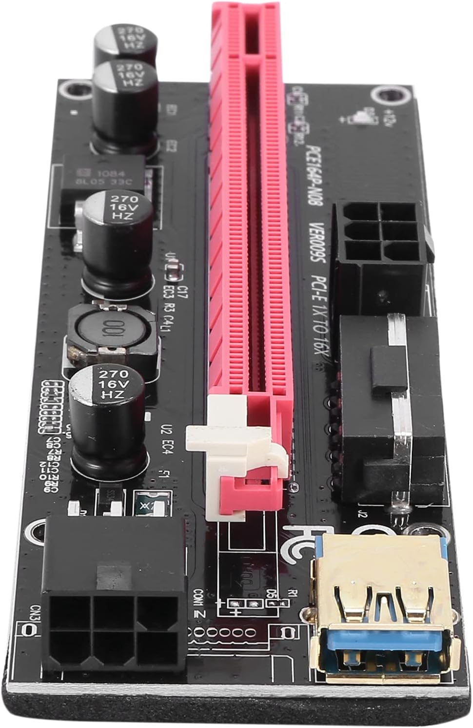 6Pcs PCI-E GPU USB 3.0 PCIe Riser Card Sata 15Pin to 6 Pin Power Cable Pack of 2 G287