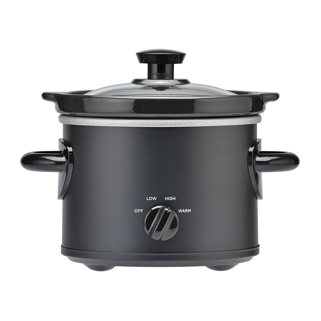 2 QT Slow Cooker, Matte Black P791808