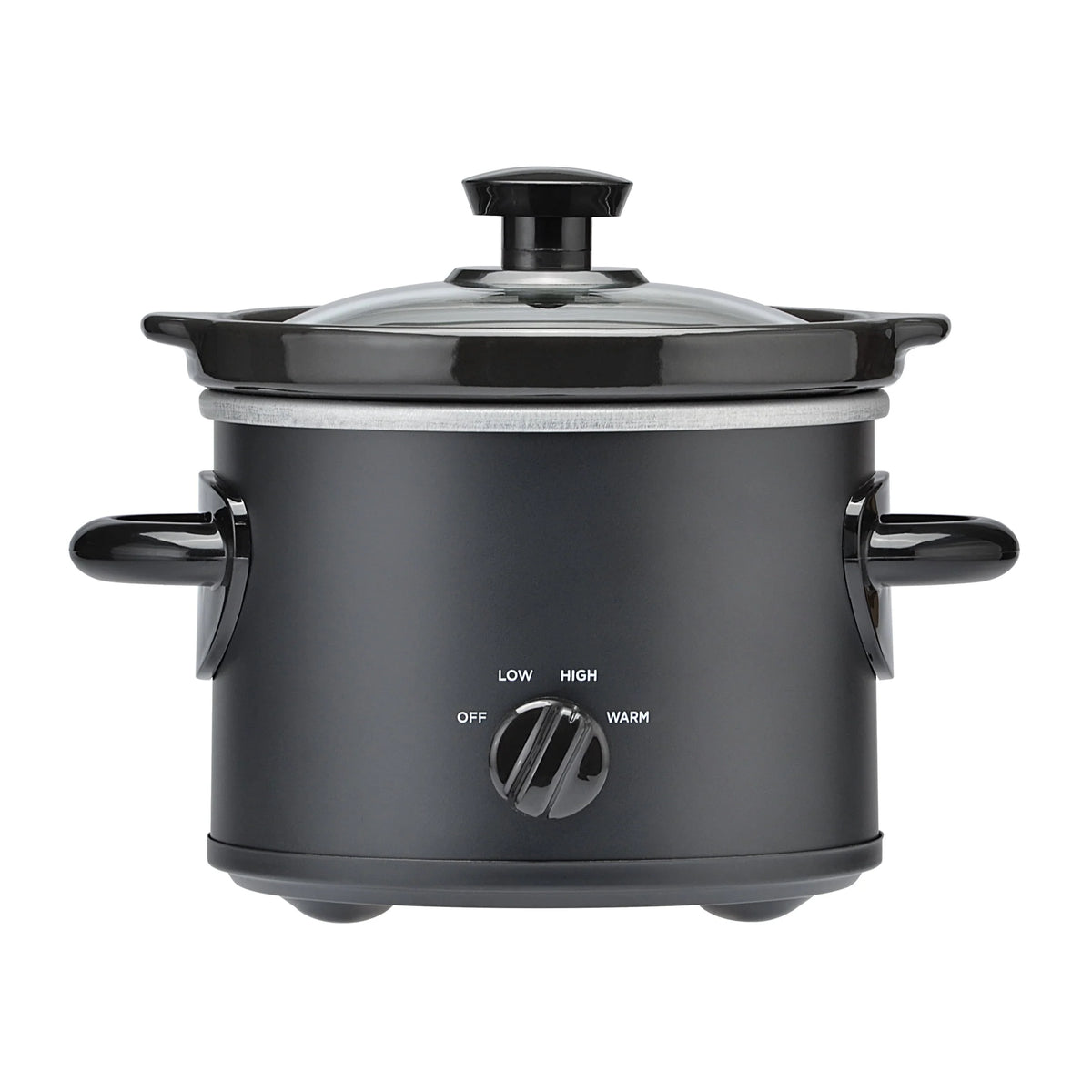 2 QT Slow Cooker, Matte Black P791808