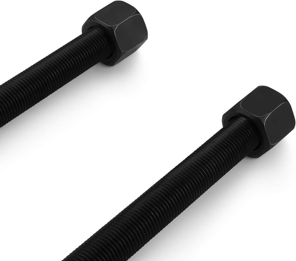 Front 2" Rear Leveling Lift Kit Adjustable Torsion Keys + Rear Blocks + U-bolts + Shock Extenders Fits 2011-2019 Chevy Silverado GMC Sierra 2500HD 3500HD 4WD L51075