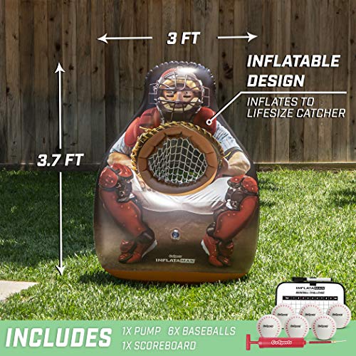 Inflatable Baseball Toss Challenge Pitching Game X7178