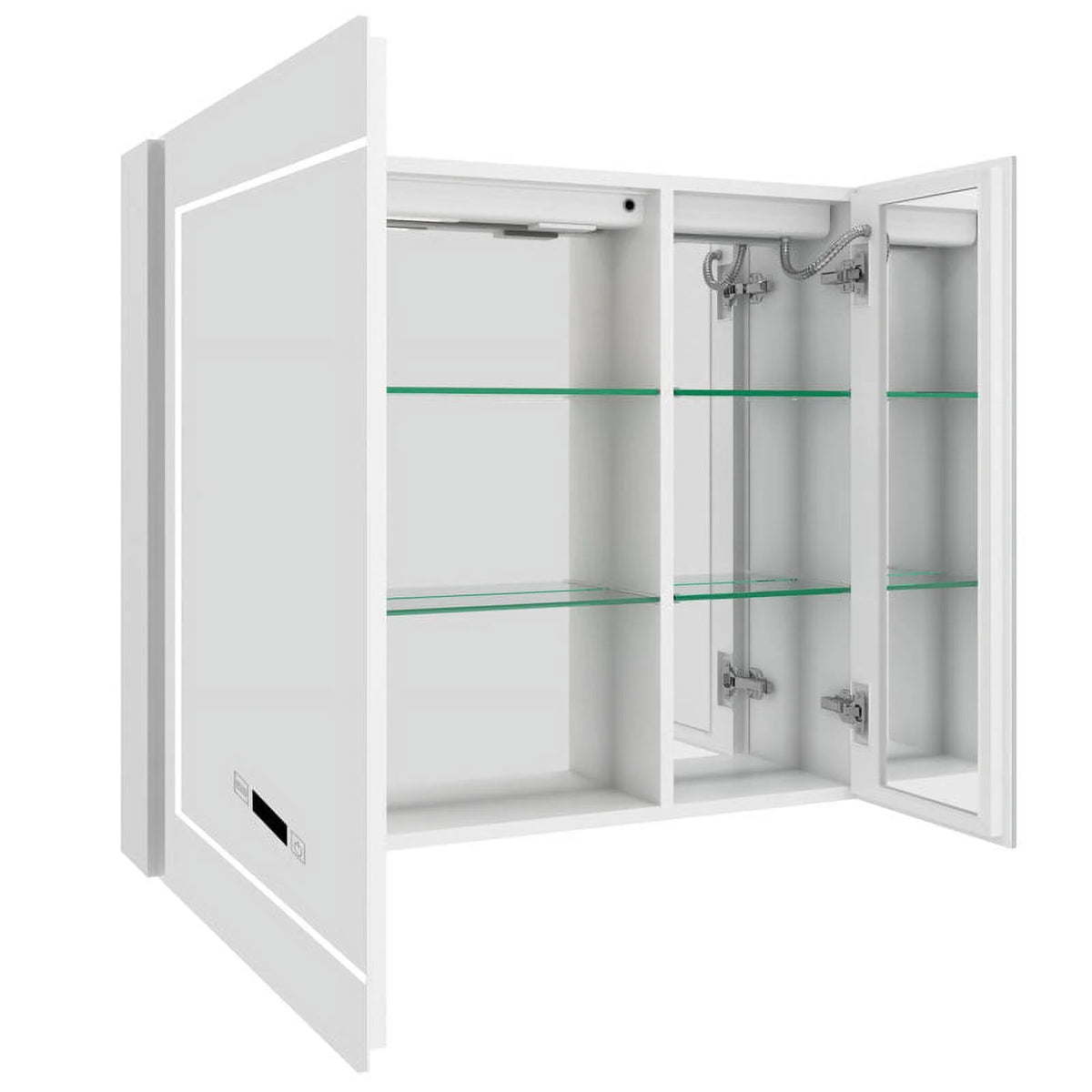 White LED Bathroom Mirror Cabinet K1487