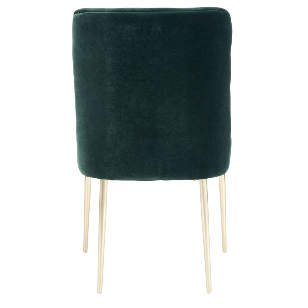 Hunter Green Velvet Dining Chair B4111