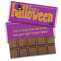 36 Pcs Halloween Candy Favors Belgian Chocolate Bars Purple I2754
