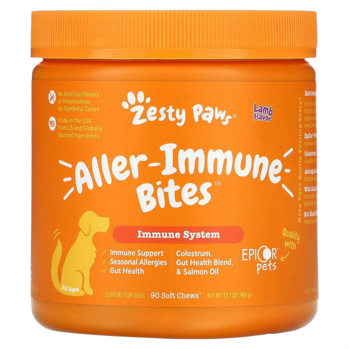 Allergy & Immune Bites for Dogs Lamb C391411