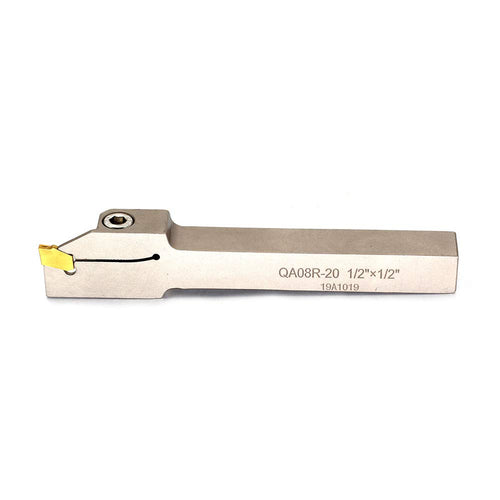 1/2 Indexable Lathe Grooving Parting Holder with 10 Pieces GTN-2 Heavy Duty Nickel Plated Right-Hand Cut Off Tool Carbide Inserts S2901