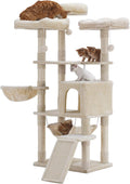 Smoky Gray Cat Tree with Scratching Posts V7647