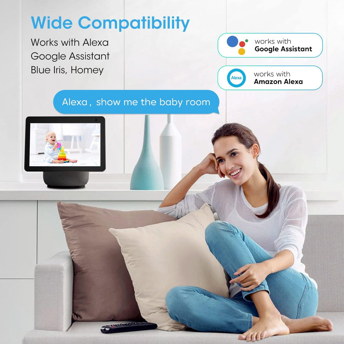 5MP Security Camera with Night Vision, 2-Way Audio, Pack of 2 K642