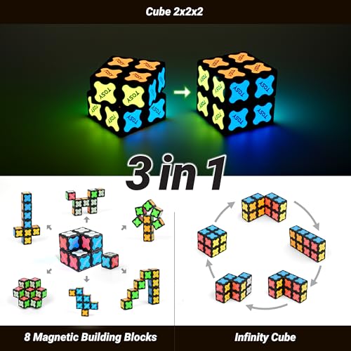 4x4 70 Blocks 560 Magnets Building Blocks Fidget Cube STEM Toy C118560