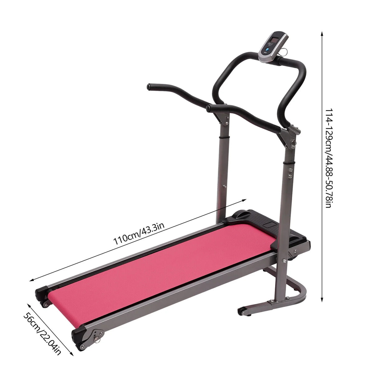 Folding Treadmill with LED Monitor A289