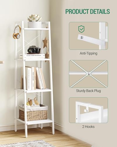 5-Tier Greige Ladder Shelf C822